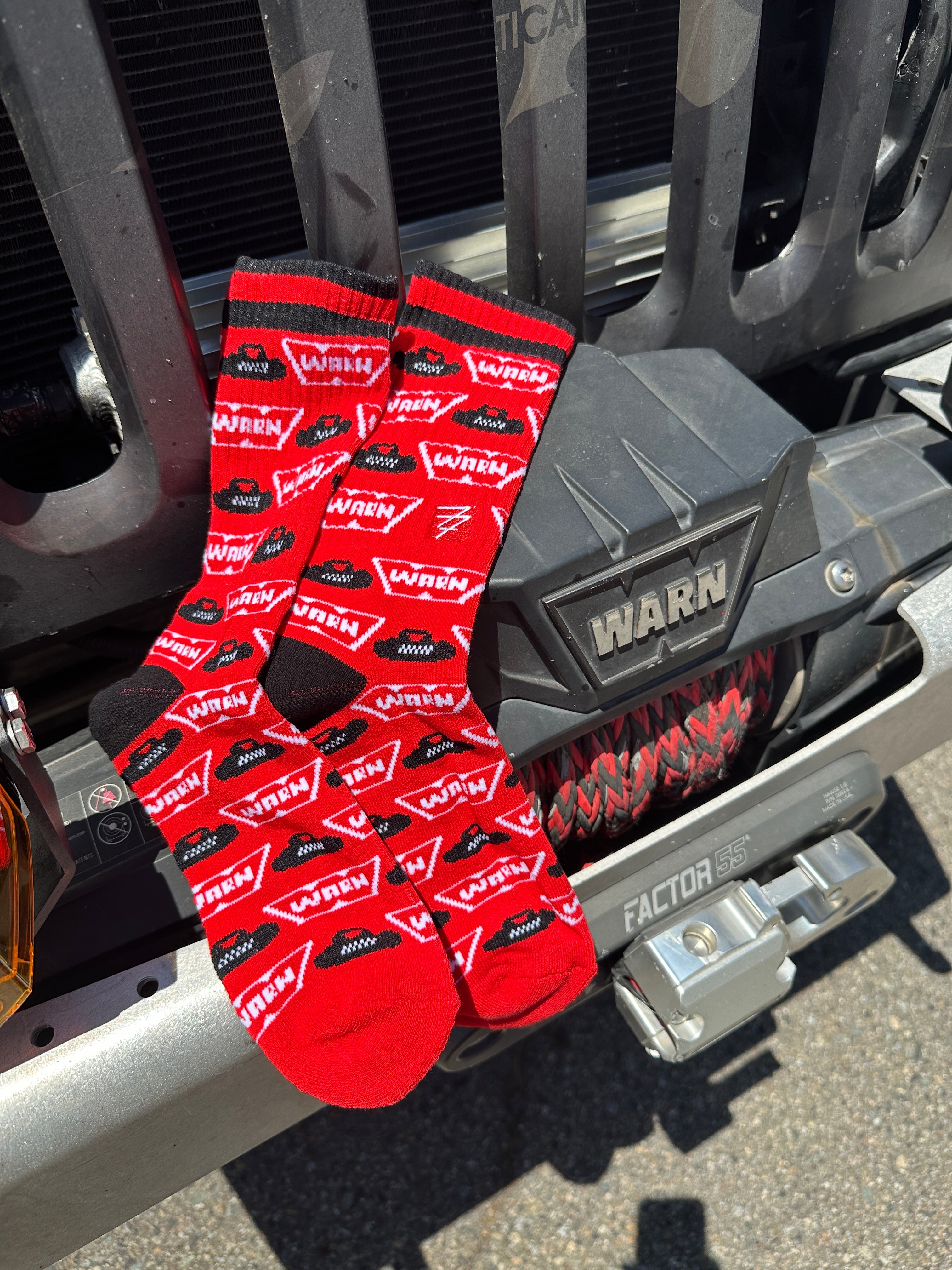 WARN Industries X FAST FRIENDS Repeater Socks