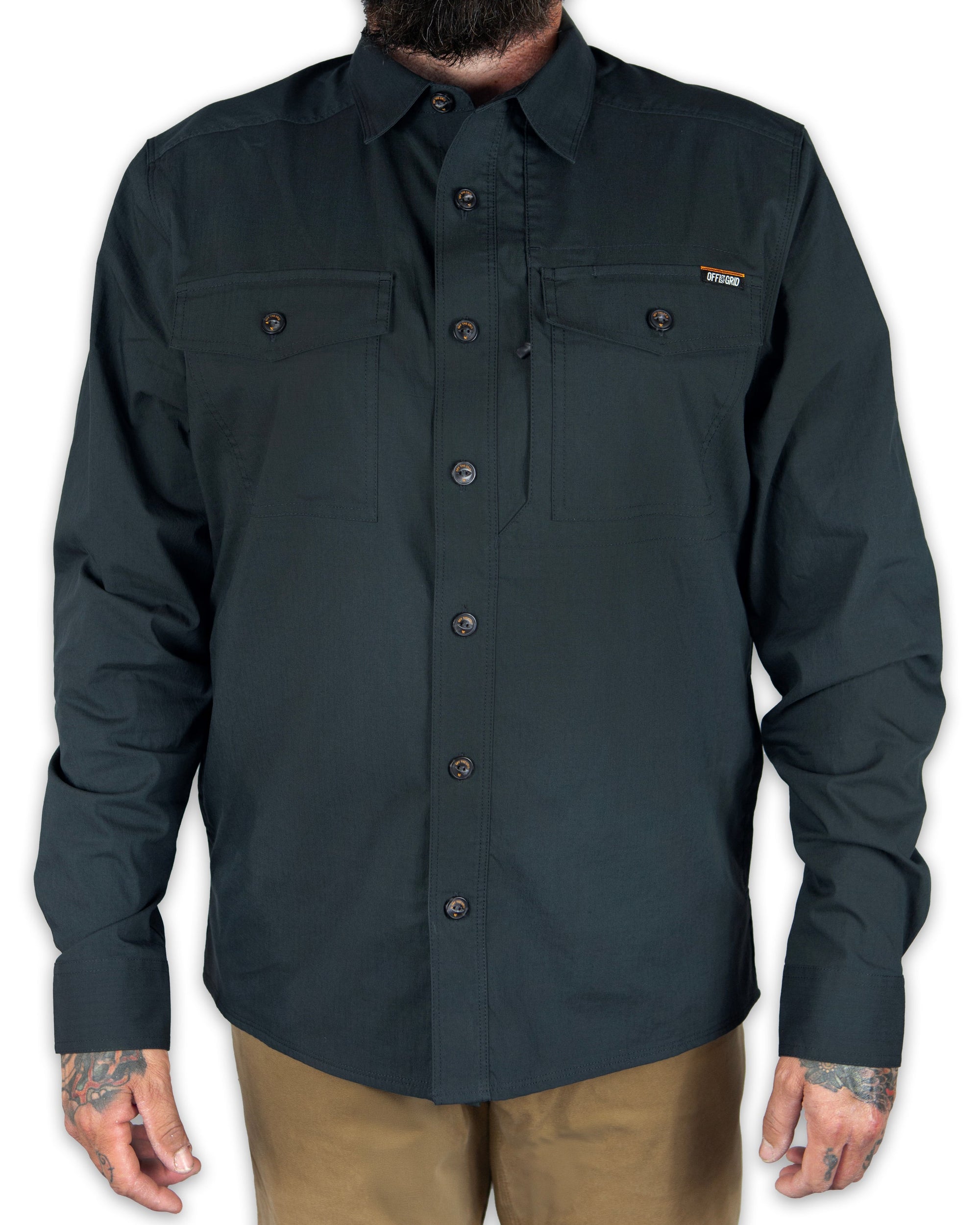Echo Bravo LS Shirt - Vintage Black