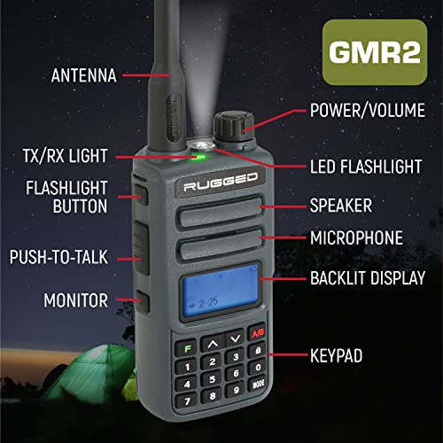 Rugged Radios GMR2 GMRS Radio