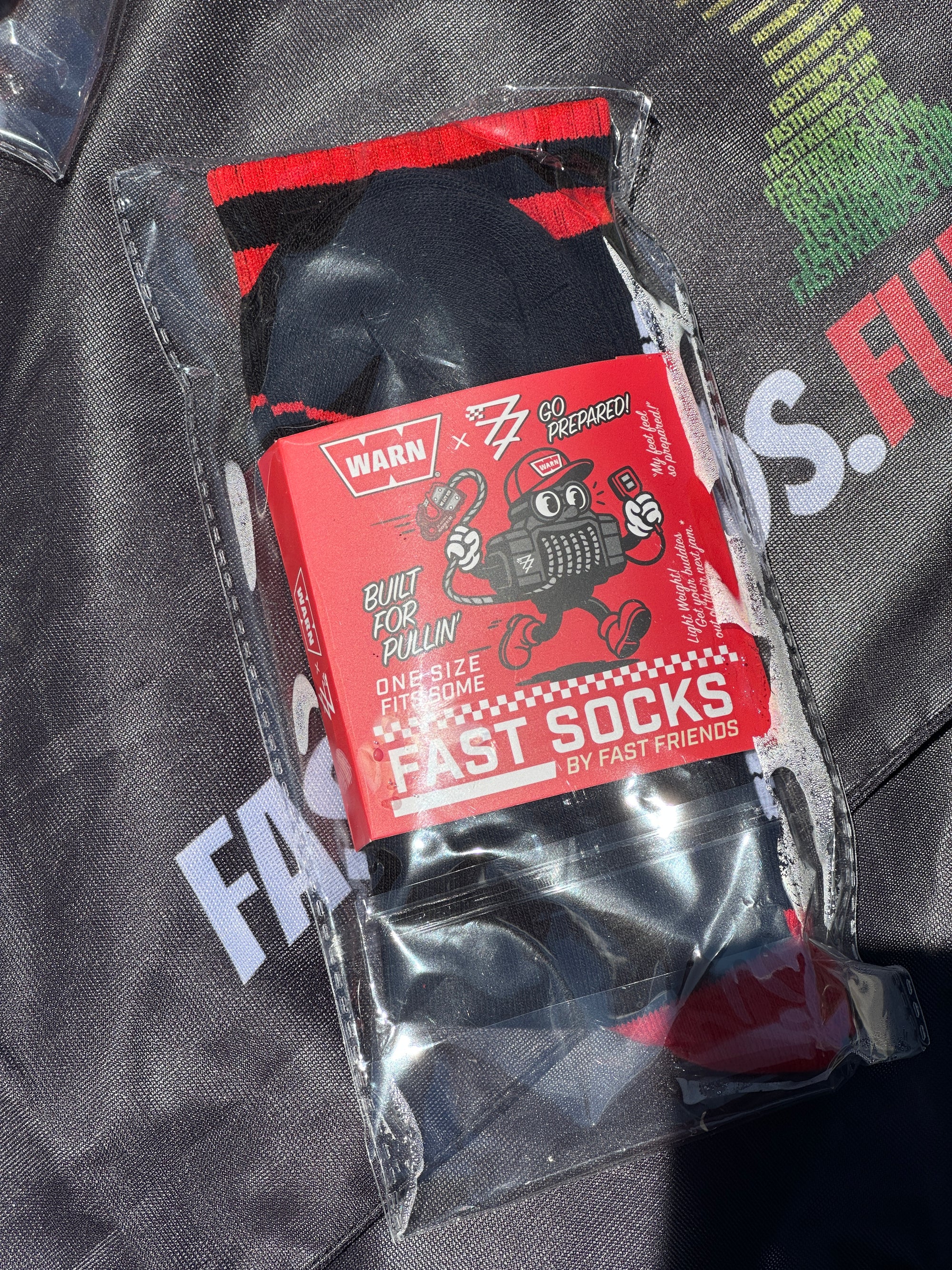 WARN Industries X FAST FRIENDS Go Prepared Socks