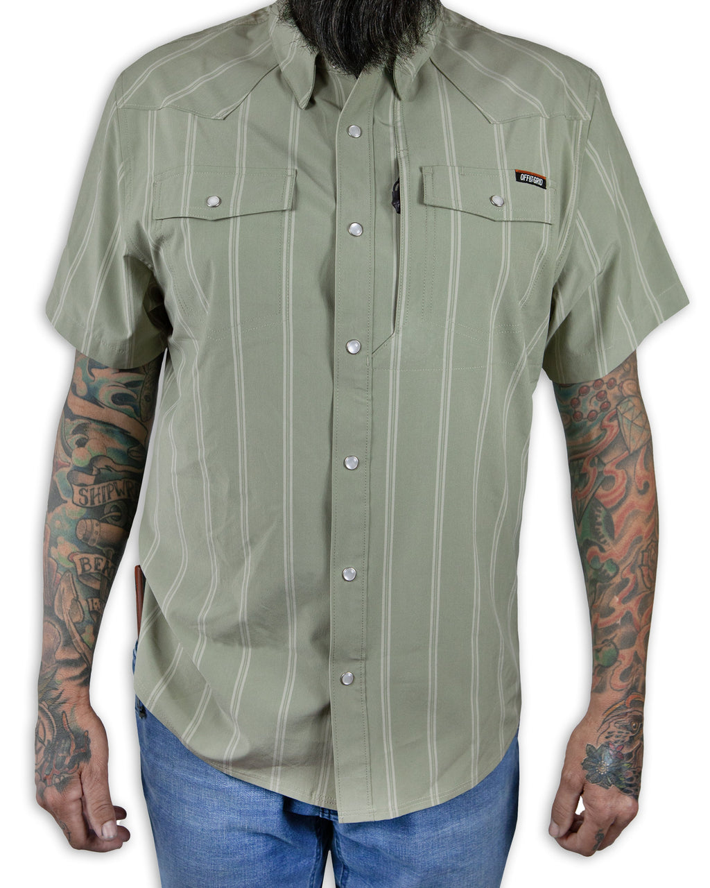Daryll SS Shirt - Sage Green