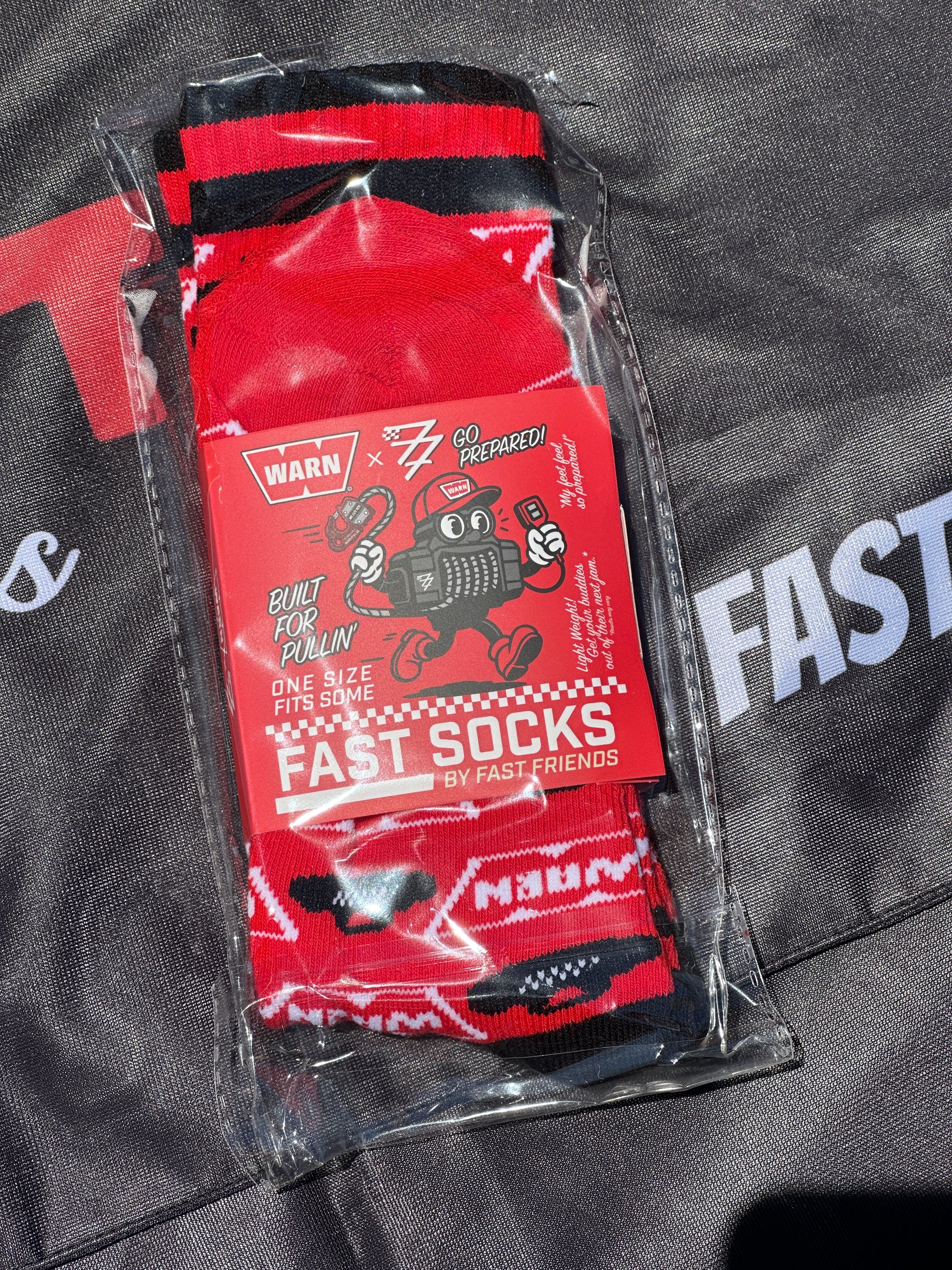 WARN Industries X FAST FRIENDS Repeater Socks