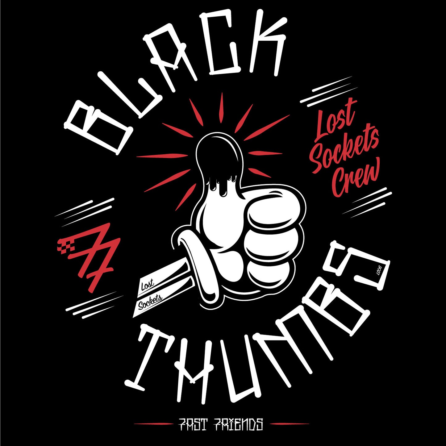 Black Thumb - Pre-Order Limited - Lost Sockets Crew Series #6