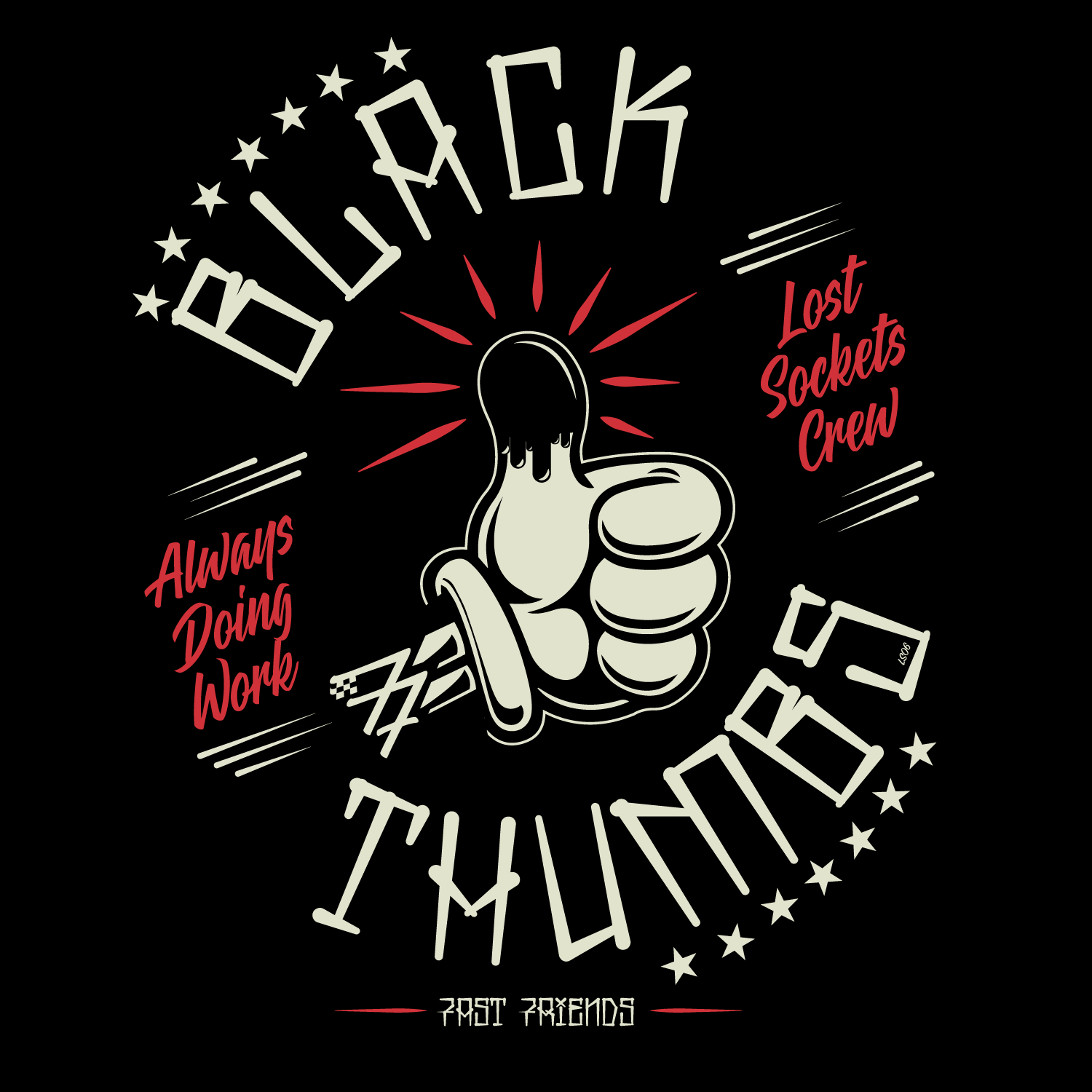 Black Thumb - Limited Lost Sockets Crew Series #6