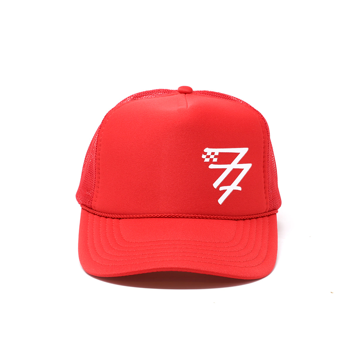 The "STAY FAST" Logo Snapback - Red