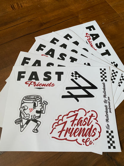 Fast Friends Sticker Pack